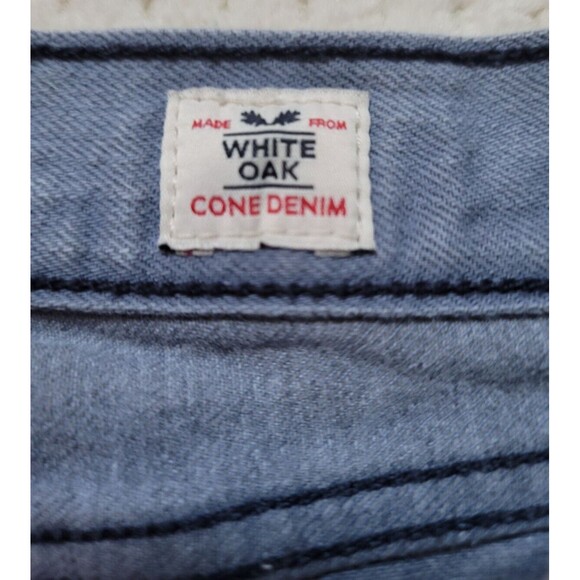 EUC Levi's 501 Button Fly Jeans White Oak Cone Denim Blue Straight Leg 42x28 - Picture 4 of 9